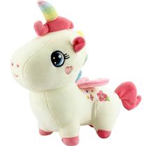 Pelucia unicornio com asas 22cm bbr Pelucia unicornio com asas 22cm bbr