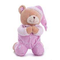Pelúcia Ursinha que Reza Rosa Buba 25cm - 0147