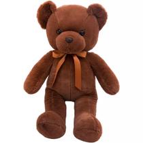 Pelúcia Urso com Laço 32cm Marrom DRM1013 - Dorémi