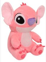 Pelucia Urso De Stitch Angel 25 cm Fofinho Lilo E Stitch Rosa