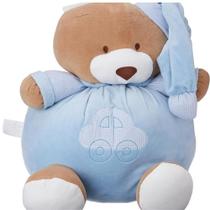 Pelúcia Urso Nino Azul Bebê 46 cm - Zip Pelúcia Urso Nino Azul Bebê 46 cm - Zip