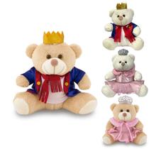 Pelucia Urso Principe ou Princesa 25cm