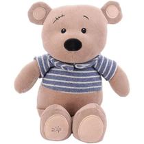 Pelúcia Urso Tom 38cm Macio Antialérgico Expressão Bordada Zip Pelúcia Urso Tom 38cm Macio Antialérgico Expressão Bordada Zip