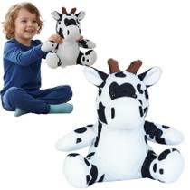 Pelúcia Vaquinha Fofa 35cm Macia Presente Infantil