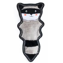Pelucia Z-Stitch Skinny Peltz Chipmunk Brinquedo Com Apito ZippyPaws Guaxinim para Cachorro