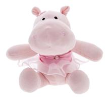 Pelúcia Zip Toys Hipopótama Giza Rosa 143110