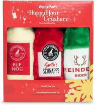 Pelúcia ZippyPaws Happy Hour Crusherz Com 3 Unidades Brinquedo Garrafa de água crocante para cães Pelúcia ZippyPaws Happy Hour Crusherz Com 3 Unidades Brinquedo Garrafa de água crocante para cães