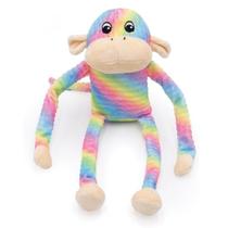 Pelúcia Zippypaws Spencer the Crinkle Macaco Brinquedo Com Apito Para Cães - Grande