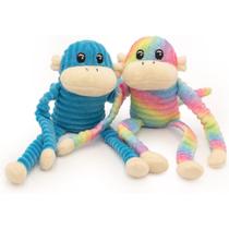 Pelúcia Zippypaws Spencer The Crinkle Pack 2 Macacos Brinquedo Com Apito Para Cachorro Pequeno Pelúcia Zippypaws Spencer The Crinkle Pack 2 Macacos Brinquedo Com Apito Para Cachorro Pequeno