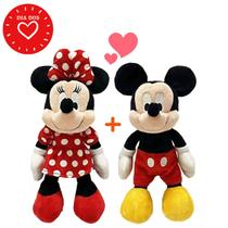 Pelúcias Disney Mickey e Minnie 20cm Colecionável Fun Pelúcias Disney Mickey e Minnie 20cm Colecionável Fun