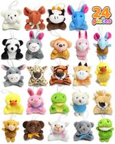Pelúcias Miniatura com Chaveiro Kidific, Kit com 24 Unidades Pelúcias Miniatura com Chaveiro Kidific, Kit com 24 Unidades