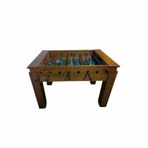 Pembolim Mesa Totó Em Madeira 1,40cm X 85cm X Altura: 89cm Pembolim Mesa Totó Em Madeira 1,40cm X 85cm X Altura: 89cm
