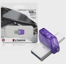 Pen Drive 128gb DataTraveler MicroDuo 3C USB A+C 3.2 200mbs Kingston