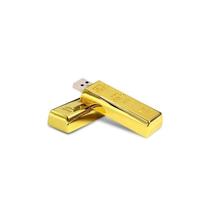 Pen Drive 128gb Estilizado Barra De Ouro USB 2.0 Tipo A