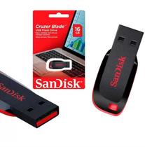 Pen Drive 16GB Sandisk Cruzer Blade USB 2.0 - SDCZ50-016G-B35