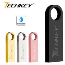 Pen drive 16GB Techkey usb 2.0 de metal à prova d'água