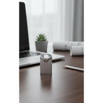 Pen Drive 16GB USB 2.0 Prata Mini Compacto Alta Velocidade