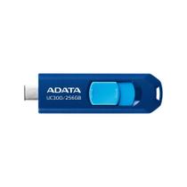 Pen Drive 256GB ADATA UC300, USB 3.2, OTG, Dual Conector, Retrátil, Azul - ACHO-UC300-256G-RNB/BU Pen Drive 256GB ADATA UC300, USB 3.2, OTG, Dual Conector, Retrátil, Azul - ACHO-UC300-256G-RNB/BU