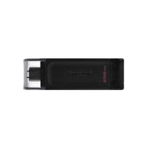 Pen Drive 256GB Kingston DataTraveler 70, USB-C 3.2, Preto - DT70/256GB