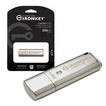 Pen Drive 256gb Usb 3.2 Com Criptografia IronKey Locker+ 50 IKLP50/256GB Kingston