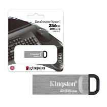 Pen Drive 256gb Usb 3.2 Data Traveler Kyson Metal DTKN/256GB Kingston Pen Drive 256gb Usb 3.2 Data Traveler Kyson Metal DTKN/256GB Kingston
