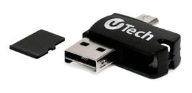 Pen Drive 3 Em 1 Utech Flash 4gb Bulk Otg - U-TECH
