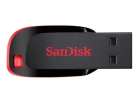 Pen Drive 32GB Blade Black Red - Sandisk
