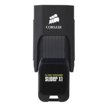 Pen Drive 32GB Corsair Voyager Slider X1, USB 3.0, Leitura de 130MB/s, Preto - CMFSL3X1-32GB