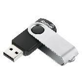 Pen Drive 32gb Twist2 Preto/prata Pd589 Pen Drive 32gb Twist2 Preto/prata Pd589