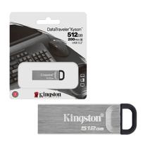 Pen Drive 512Gb Usb 3.2 Data Traveler Kyson Metal DTKN/512GB Kingston Pen Drive 512Gb Usb 3.2 Data Traveler Kyson Metal DTKN/512GB Kingston