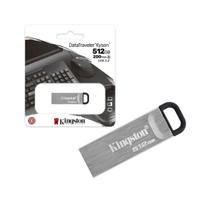 Pen Drive 512gb Usb 3.2 Data Traveler Kyson Metal DTKN/512GB Kingston Pen Drive 512gb Usb 3.2 Data Traveler Kyson Metal DTKN/512GB Kingston