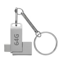 Pen Drive 64GB 2 em 1 USB 3.2 e USB-C Alta Velocidade