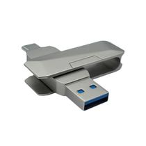 Pen Drive 64GB 2em1 USB-A e USB-C Type-c Tipo C 3.0 Metal
