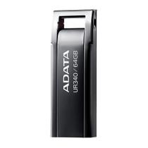 Pen Drive 64GB ADATA UR340, USB 3.2, Metálico, Preto - AROY-UR340-64GBK Pen Drive 64GB ADATA UR340, USB 3.2, Metálico, Preto - AROY-UR340-64GBK