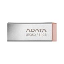 Pen Drive 64GB ADATA UR350, USB 3.2, Metálico, Dourado - UR350-64G-RSR/BG