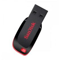 Pen Drive 64GB Blade Black Red - Sandisk Pen Drive 64GB Blade Black Red - Sandisk