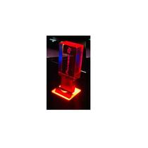 Pen Drive 64gb Cristal Diodo Pioneer Dj Usb 2.0 + Estojo - Vermelha
