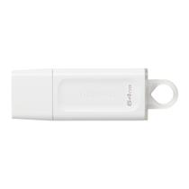 Pen Drive 64GB DataTraveler Exodia Kingston, USB 3.2, Branco - KC-U2G64-5R