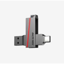 Pen Drive 64GB Hiksemi Dual Slim, USB-A/C 3.2, Metal - HS-USB-E307C 64G U3