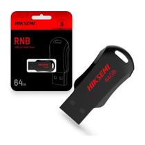 Pen Drive 64GB Hiksemi RNR USB 2.0 Preto M200R Pen Drive 64GB Hiksemi RNR USB 2.0 Preto M200R