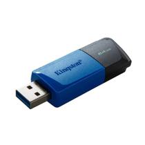 Pen Drive 64GB Kingston Data Traveler Exodia M, USB 3.2, Preto e Azul - DTXM/64GB