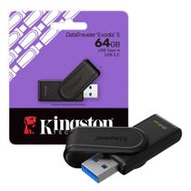 Pen Drive 64GB Kingston Data Traveler Exodia S USB 3.2 Gen 1 Preto e Verde DTXS.64GB