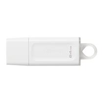 Pen Drive 64GB Kingston DataTraveler Exodia, USB 3.2, Branco - KC-U2G64-5R Pen Drive 64GB Kingston DataTraveler Exodia, USB 3.2, Branco - KC-U2G64-5R