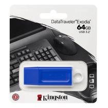 Pen Drive 64GB Kingston KC-U2G64-7GB Exodia Blue Pen Drive 64GB Kingston KC-U2G64-7GB Exodia Blue