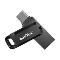 Pen Drive 64GB SanDisk Ultra Dual Drive Go, USB-A/C 3.2, Leitura de 300MB/s, Preto - SDDDC3-064G-G46