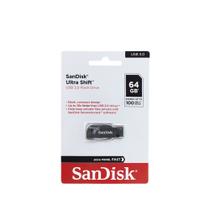 Pen Drive 64GB Sandisk ultra shift usb 3.0 Preto SDCZ410-064G-G46