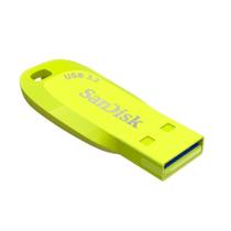 Pen Drive 64GB SanDisk Ultra Shift, USB 3.2 Flash Drive, Amarelo Fluorescente - SDCZ410-064G-G46EP Pen Drive 64GB SanDisk Ultra Shift, USB 3.2 Flash Drive, Amarelo Fluorescente - SDCZ410-064G-G46EP