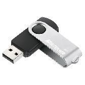 Pen Drive 64gb Twist2 Preto/prata Pd590 Pen Drive 64gb Twist2 Preto/prata Pd590