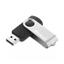 Pen drive 64gb twist2 preto/prata pd590 - MULTILASER