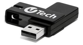 Pen Drive 64GB USB 2.0 Utech Preto